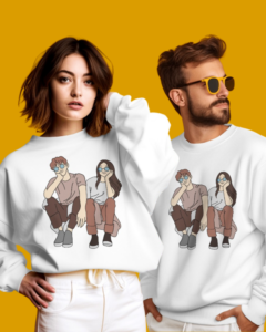 Cozy Couple Sweatshirts - Perfect for Matching Outfits!