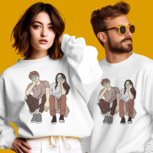 Cozy Couple Sweatshirts - Perfect for Matching Outfits!