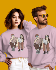 Cozy Couple Sweatshirts - Perfect for Matching Outfits!