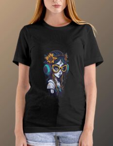 Graphic Tees For Women Black