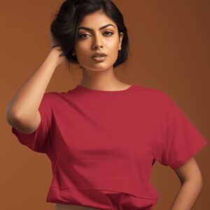 Stylish Red T-Shirts for Women | Trendy & Affordable