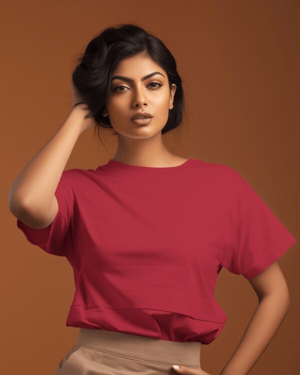 Stylish Red T-Shirts for Women | Trendy & Affordable