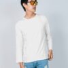 White Full Sleeve T-Shirt - Upgrade Your Wardrobe Today!