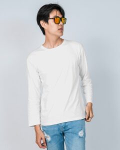 White Full Sleeve T-Shirt - Upgrade Your Wardrobe Today!