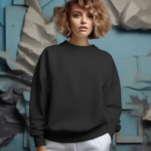 Stylish Black Sweatshirt - Comfort Meets Fashion