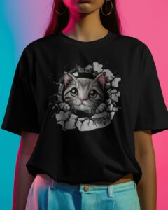 Adorable Cat T-Shirt For Women Must-Have for Cat Lovers!