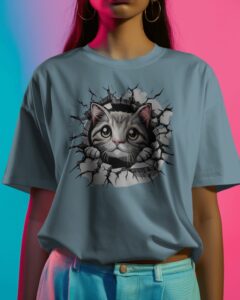 Adorable Cat T-Shirt For Women Must-Have for Cat Lovers!