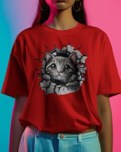 Adorable Cat T-Shirt For Women Must-Have for Cat Lovers!