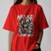 Cute Never Give Up T-Shirt For Women's - Trendy Bear Design