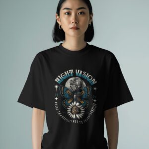 Exclusive Night Vision Oversized Graphic Tee