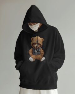 Limited Edition Cozy Bear Hoodie - Comfort Meets Urban Style