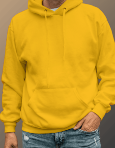 Cozy Plain Yellow Hoodie – Perfect for Everyone