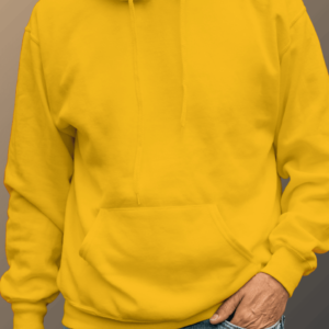 Cozy Plain Yellow Hoodie – Perfect for Everyone