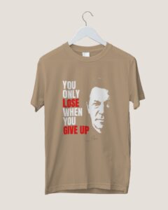 "You Only Lose When You Give Up" Imran Khan T-Shirt