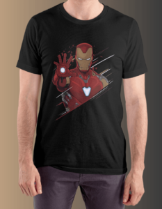 Iron Man Arc Reactor T-Shirt - Light Up Like a Hero!