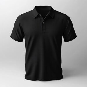 Premium Black Plain Polo T-Shirts – Quality in Every Stitch