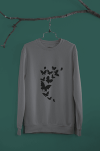 Elegant Butterfly Sweatshirt – Style Meets Comfort