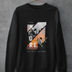 Bold and Motivational Graphic Sweatshirt