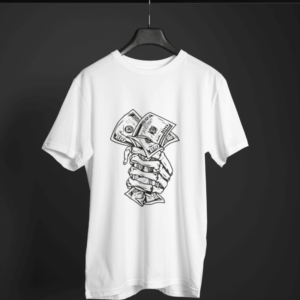 Premium Skeleton Hand Money T-Shirt - Bold Street Style