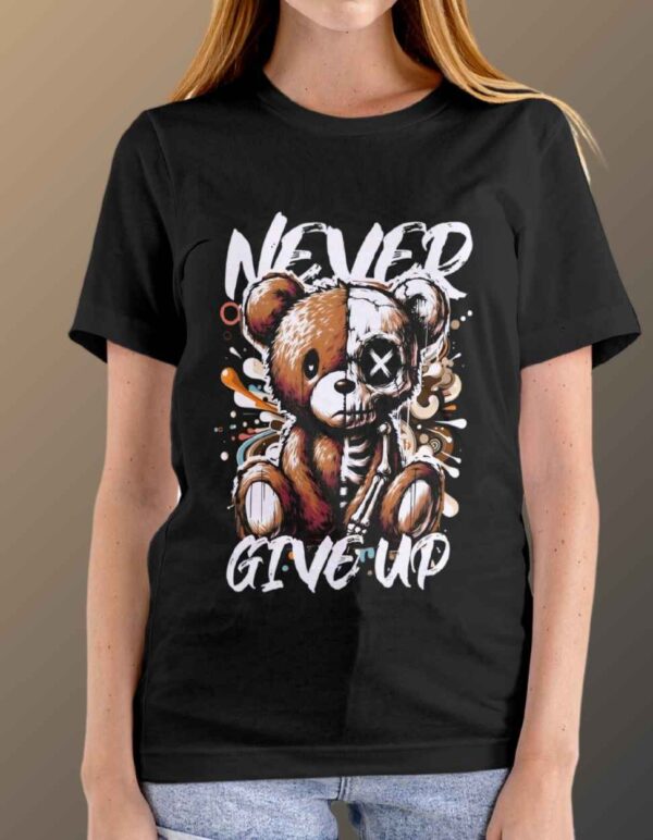 Never Give Up T-Shirt For Women