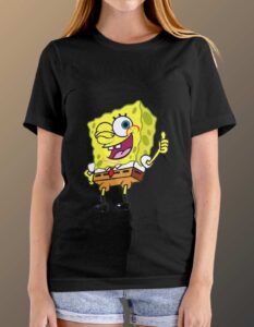 SpongeBob T-Shirt For Women Black