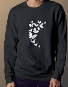 Butterfly Sweatshirt - Black