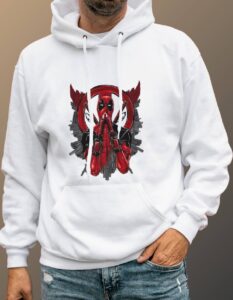 Deadpool Hoodie - White