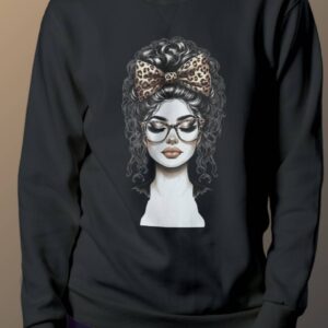 Stylish Women's Sweatshirt - Black