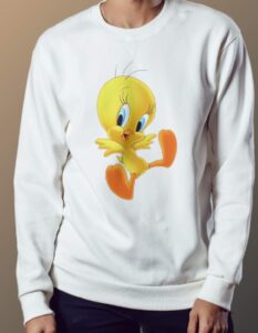 Tweety Bird Sweatshirt - White