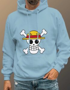 Untitled design (1)one piece hoodie - Sky Blue