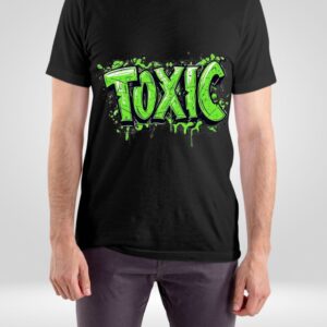 TOXIC Graffiti Tee – Black