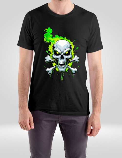 Toxic Skull Drip - Black